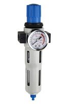 Air preparation regulator with pressure gauge