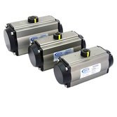 Pneumatic valve actuator packages